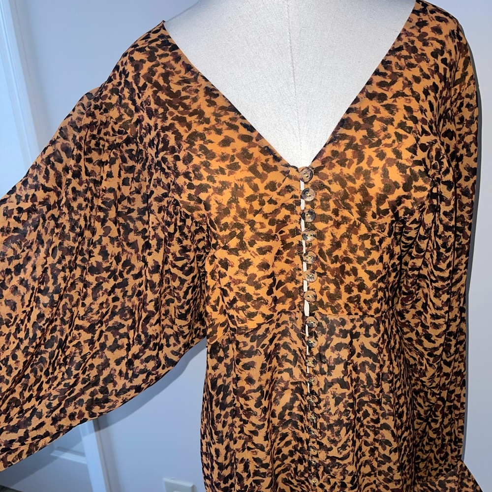 C/MEO Collective Apparent Long Sleeve Leopard Dress - Picture 3 of 6